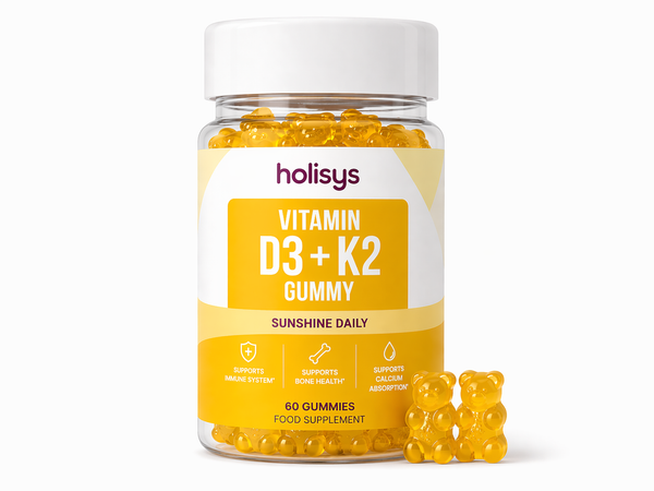 Vitamin D3 + K2 Gummies — 2,000 IU D3 + MK-7