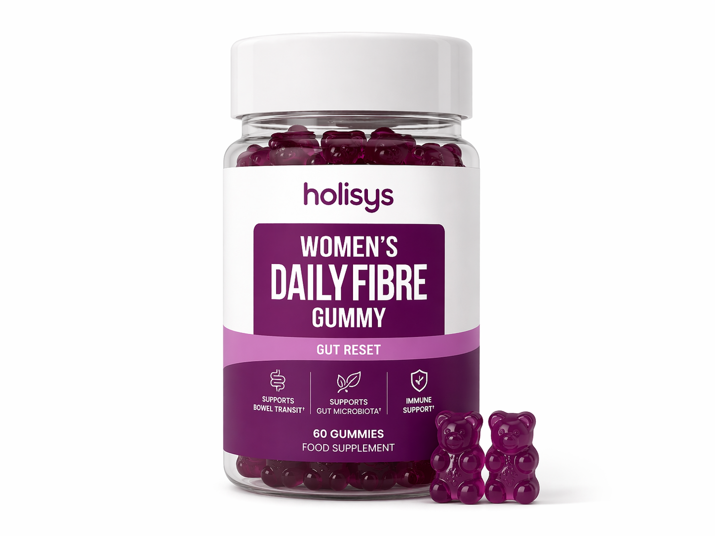Women’s Daily Fibre Gummy — Gut Reset