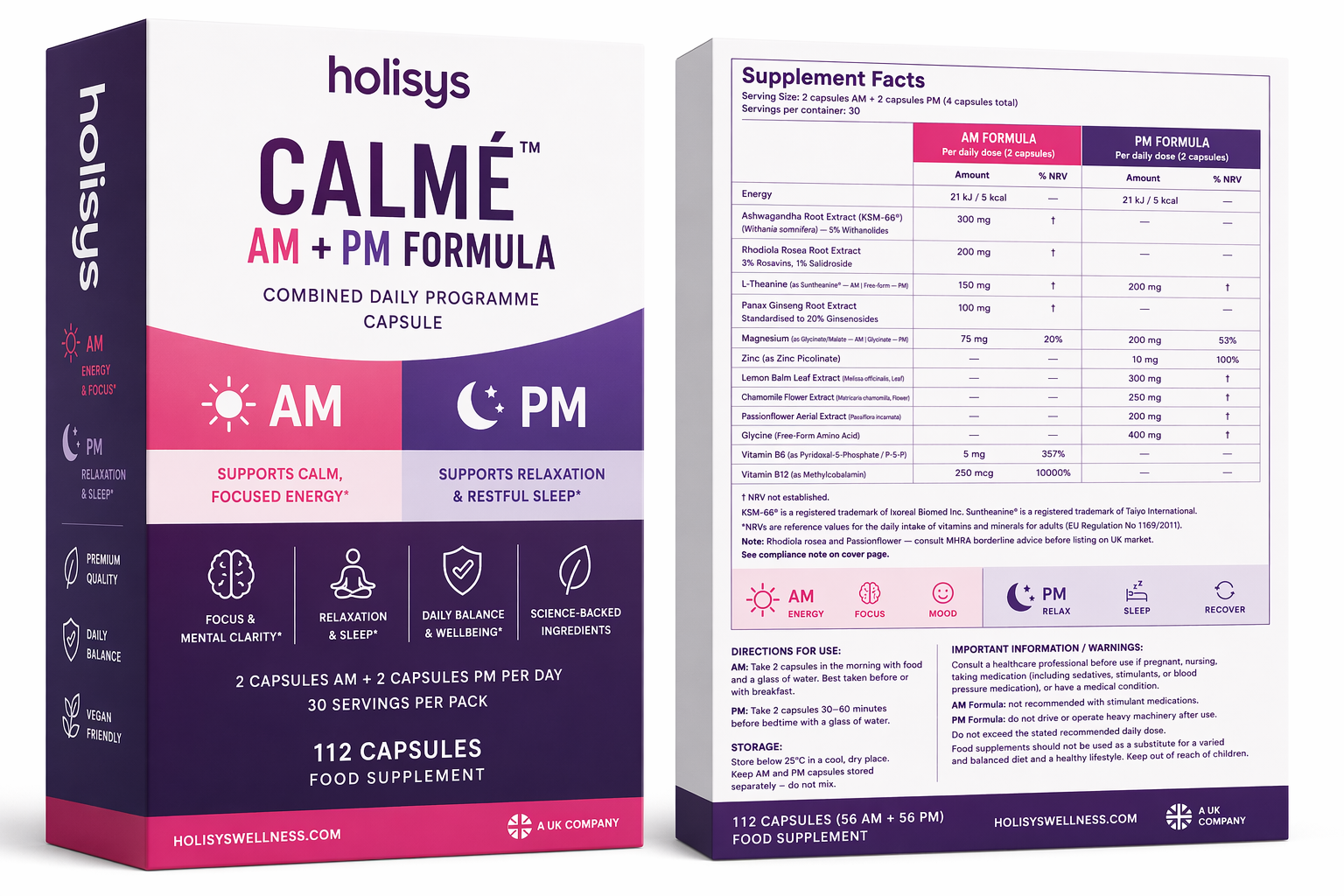 CALMÉ™️ AM + PM Formula